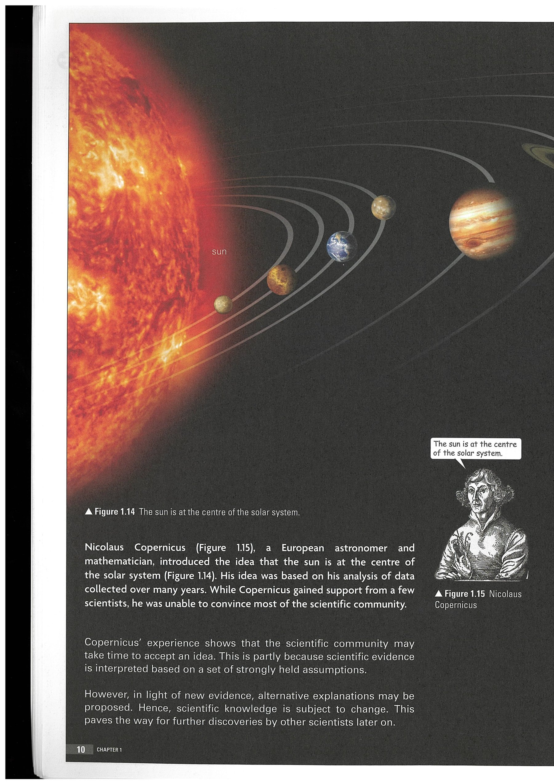 §1.2 — Copernicus + Heliocentric solar system